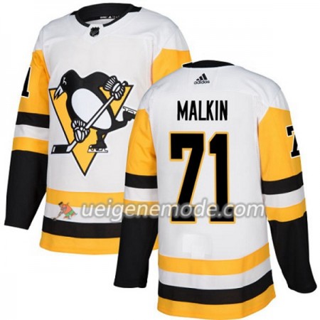 Herren Eishockey Pittsburgh Penguins Trikot Evgeni Malkin 71 Adidas 2017-2018 Weiß Authentic